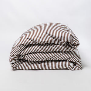 Linen and Homes Duvet Cover- Coffee