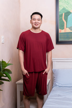 Men's Lounge (Shirt + Shorts) Set