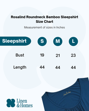 Rosalind Roundneck Bamboo Sleepshirt