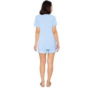 Claire Classic Roundneck Sleepwear Set (Tshirt + Shorts)