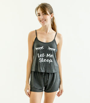 Let Me Sleep Cami Shorts Set