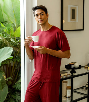 Men's Lounge (Shirt + Shorts) Set
