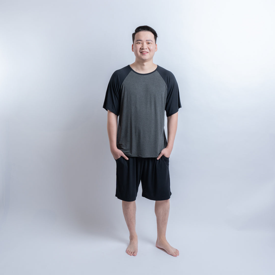 Men's Lounge (Shirt + Shorts) Set
