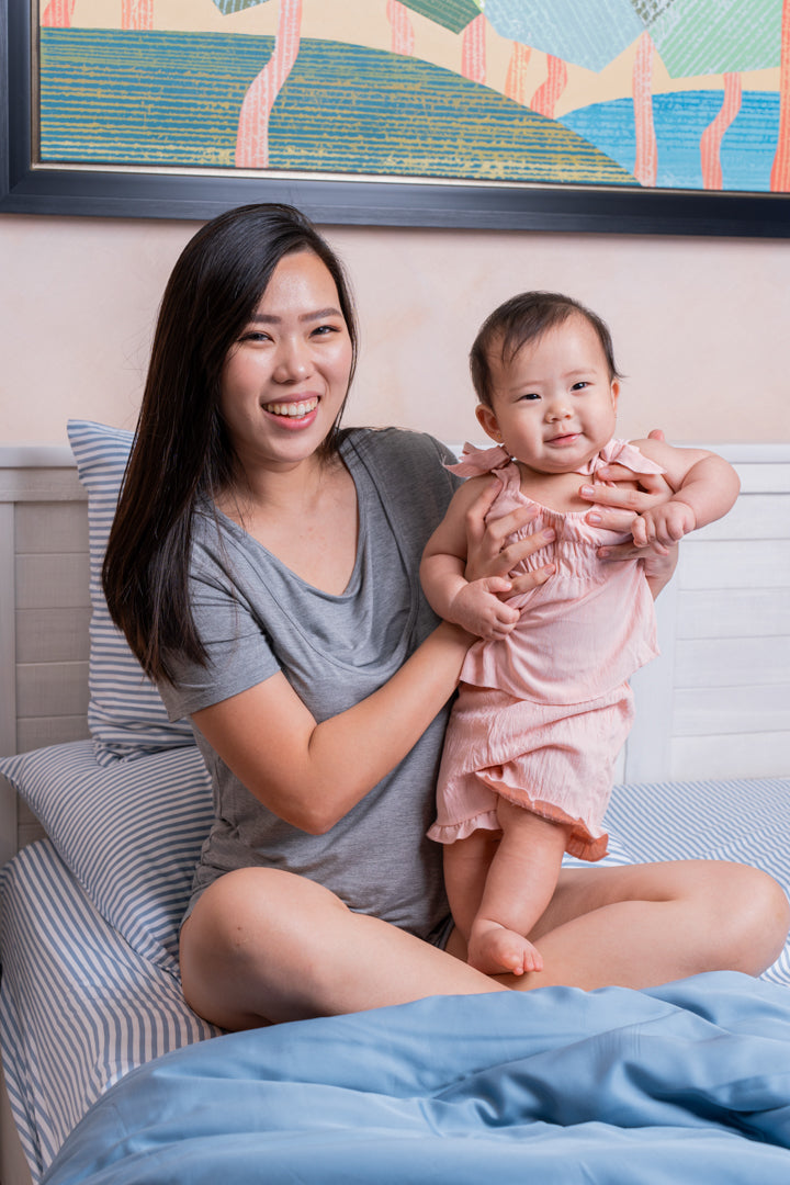 Angel Nursing Friendly Lounge Wear Set (Tshirt + Shorts)