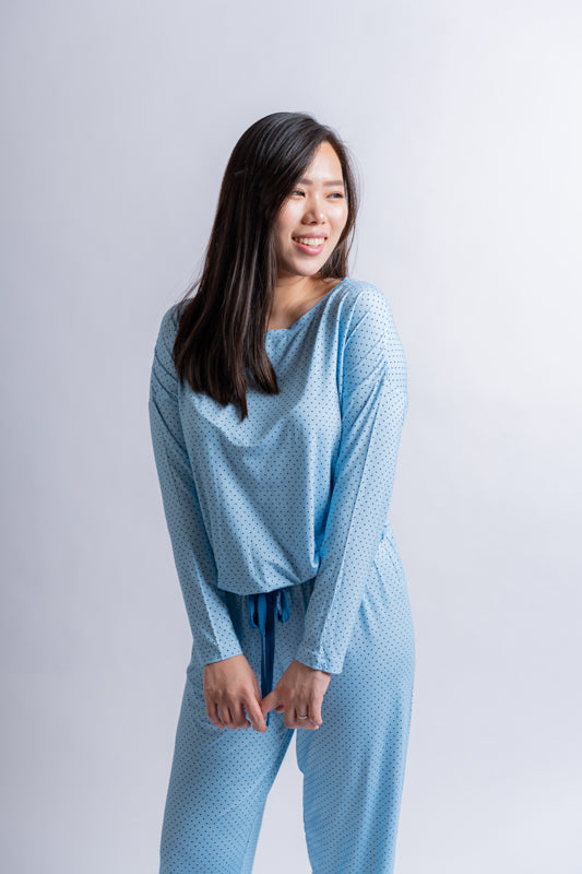 Cindy Polka Dot Set (Long Sleeves + Pants)