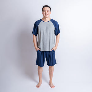 Men's Lounge (Shirt + Shorts) Set
