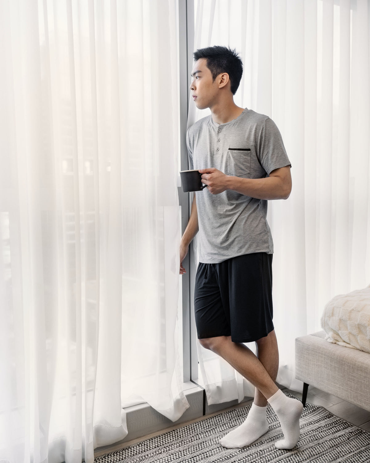 Linen & Homes_Bamboo Allen Sleepwear Set