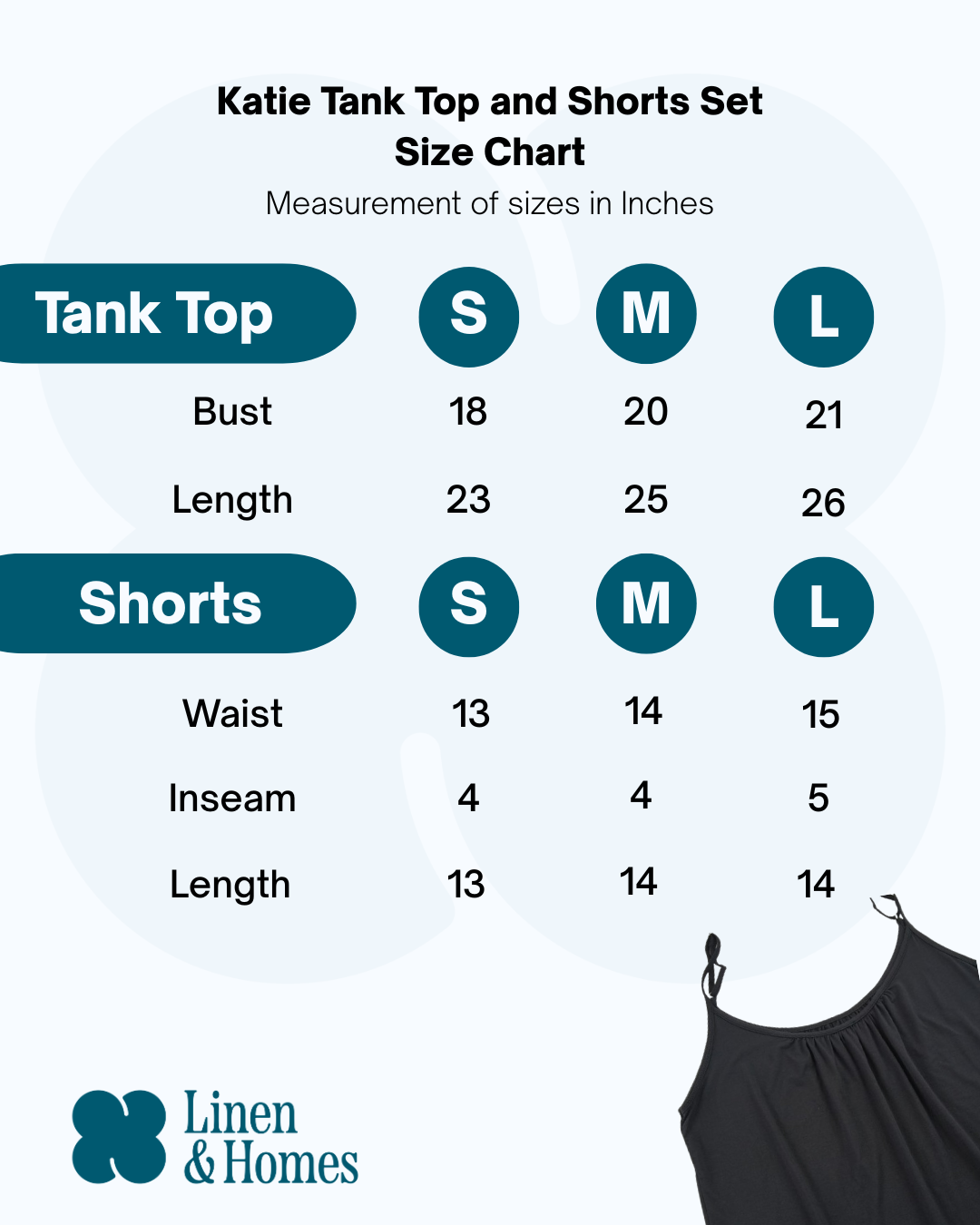 Katie Tank Top and Shorts Set