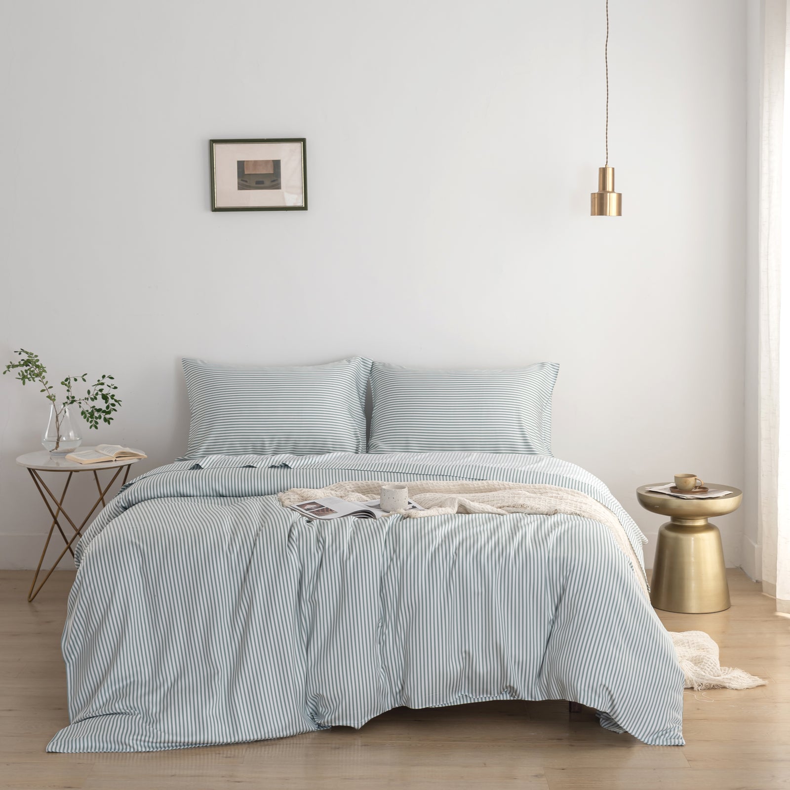 Linen and Homes Duvet Cover- White
