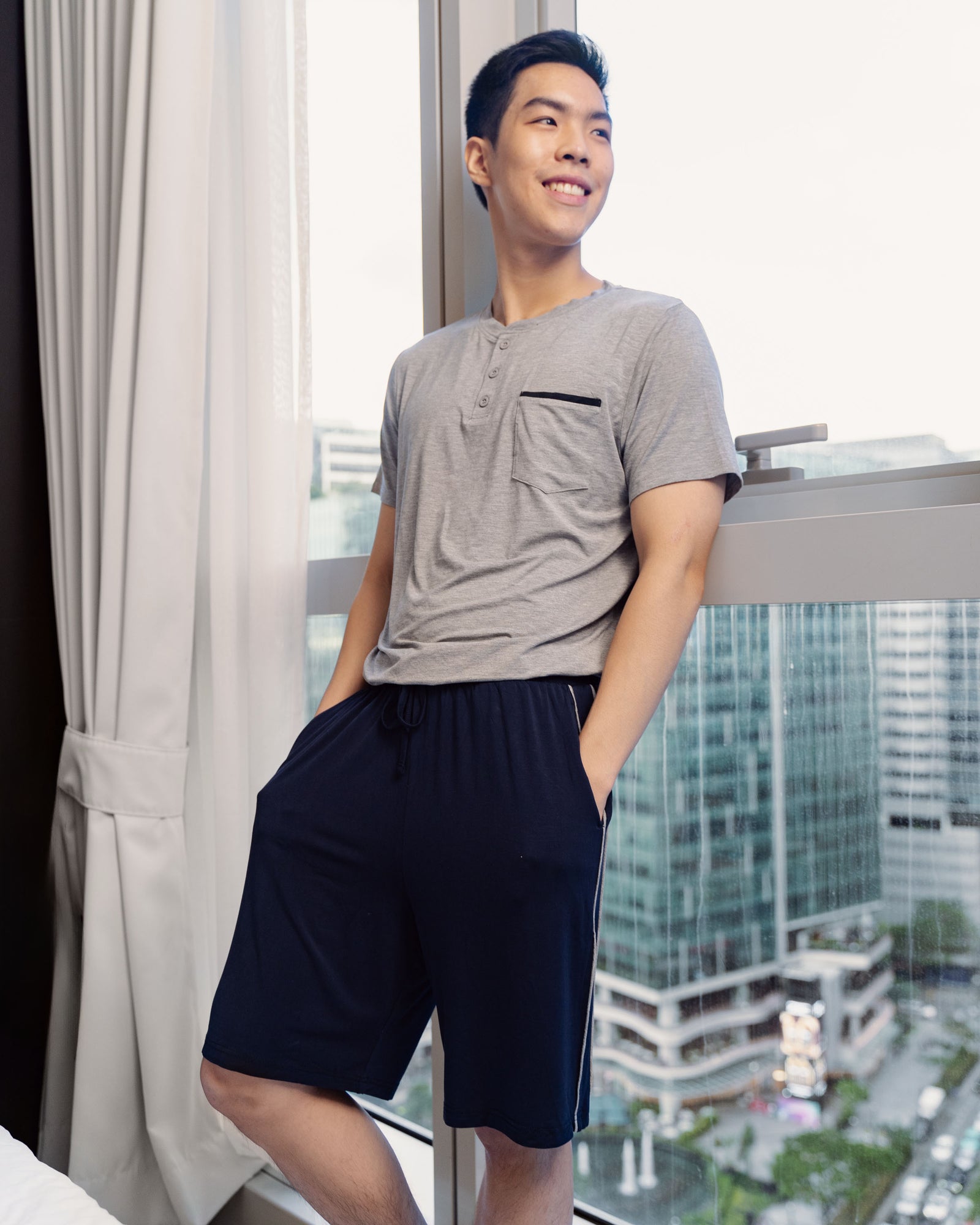 Linen & Homes_Bamboo Pierce Shorts