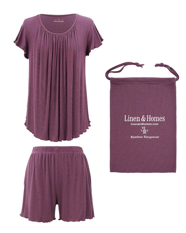 Annie Classic Roundneck Sleepwear Set (Tshirt + Shorts)