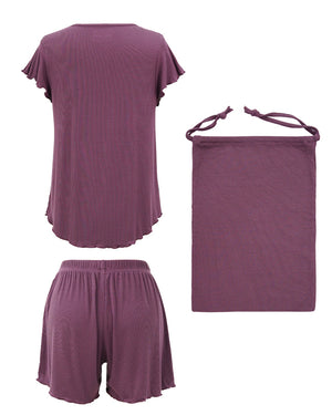 Annie Classic Roundneck Sleepwear Set (Tshirt + Shorts)