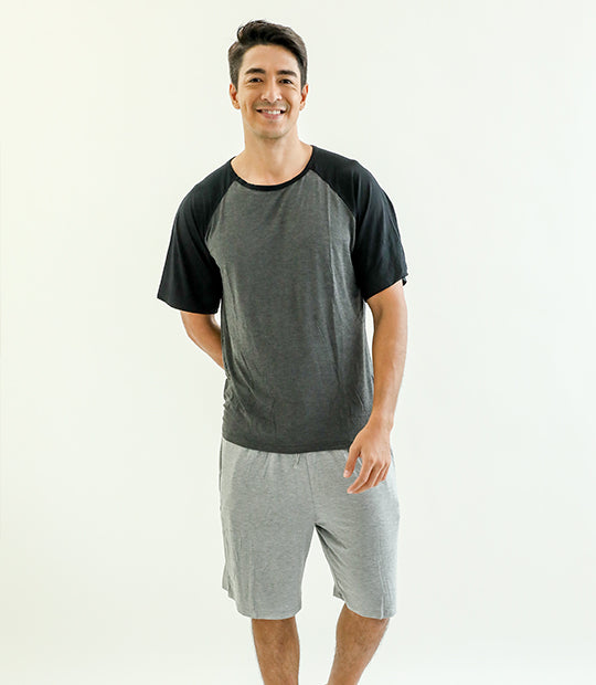 Men's Lounge (Shirt + Shorts) Set