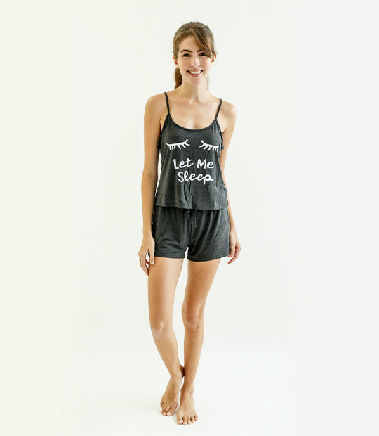 Let Me Sleep Cami Shorts Set