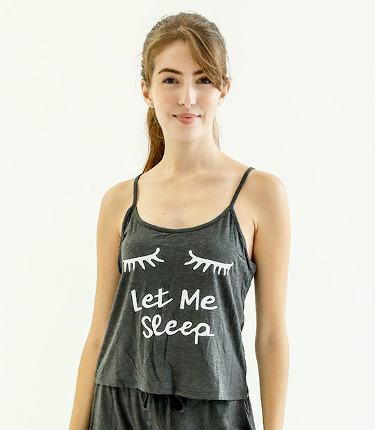 Let Me Sleep Cami Shorts Set - Linen & Homes