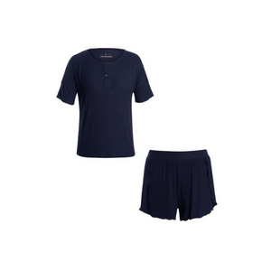 Lulu Ribbed Knit Set (Tshirt + Shorts)