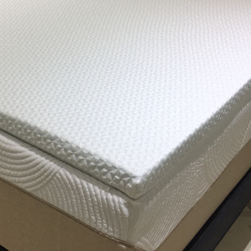 Memory Foam Mattress Topper with Cooling Removable Cover Linen